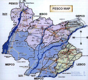 FESCO Map of Jurisdiction